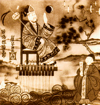 Ilustración de la leyenda de Wan-Hu